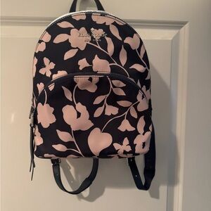 Kate Spade Navy and Pink Floral Backpack